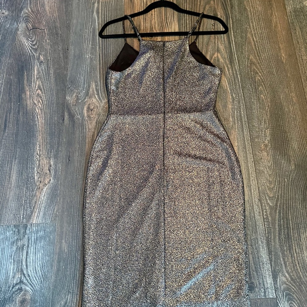 NWT Skies Are Blue gold shimmer dress - Picture 11 of 14